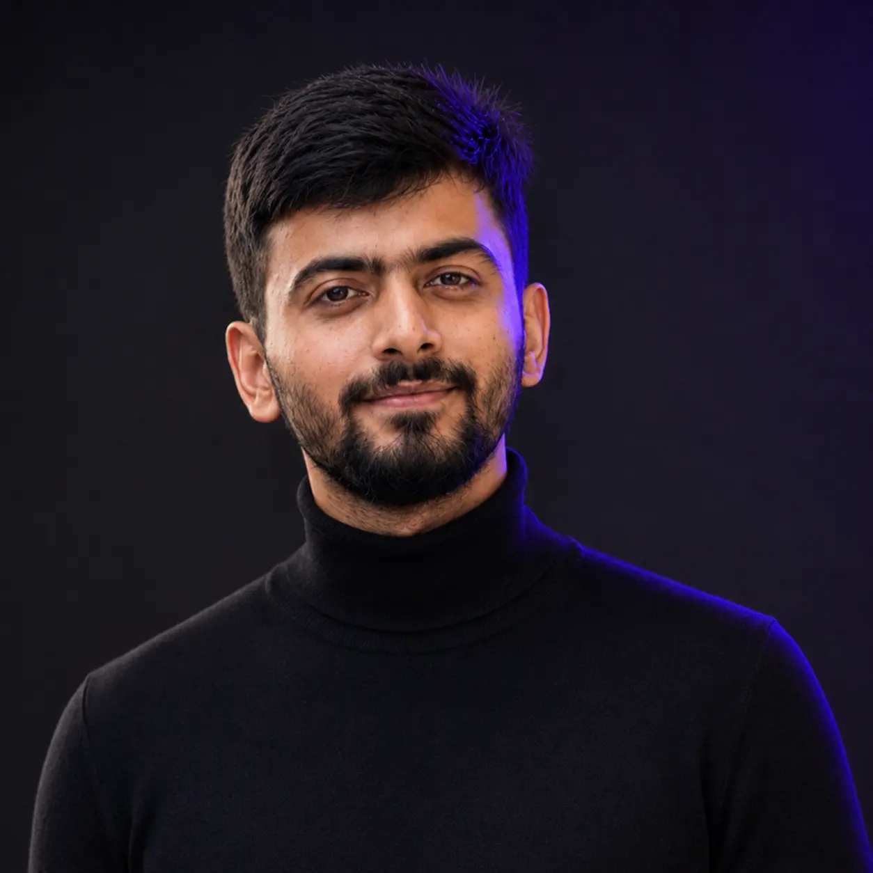 Portrait of Rijuldeep Ahluwalia, co-founder of Mjolniir